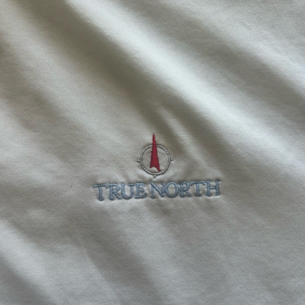 White Men's Golf Polo